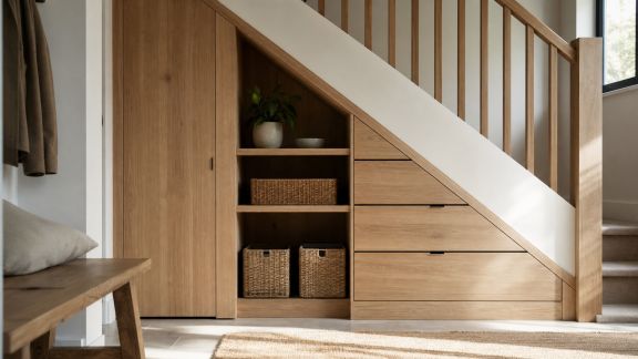 Le guide des meubles sous-escaliers pour gagner en rangement malin