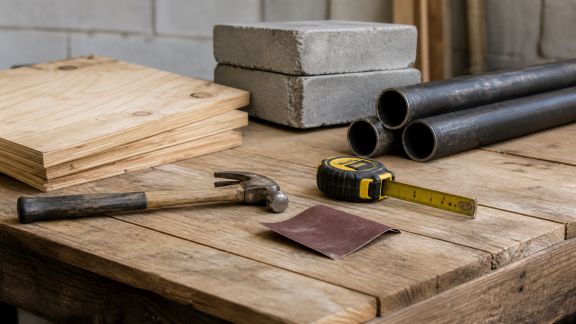 Le style industriel pour les amateurs de DIY : matériaux faciles à travailler