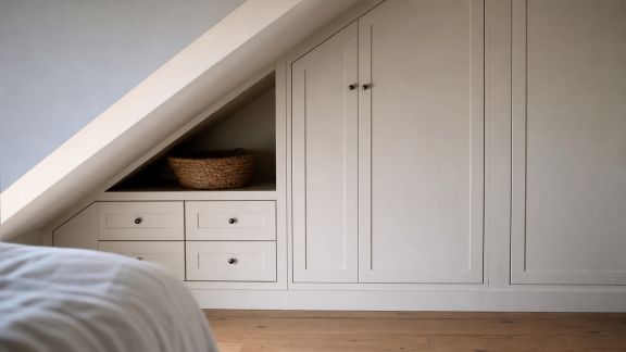Rangements sur mesure sous combles : transformer un espace perdu