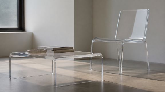 Meubles transparents : quand design rime avec légèreté et fonctionnalité