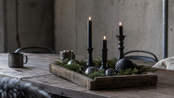 Le style industriel dans la décoration de Noël : idées créatives et simples
