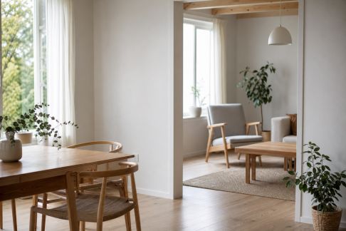 Optimiser la lumière naturelle dans un espace scandinave