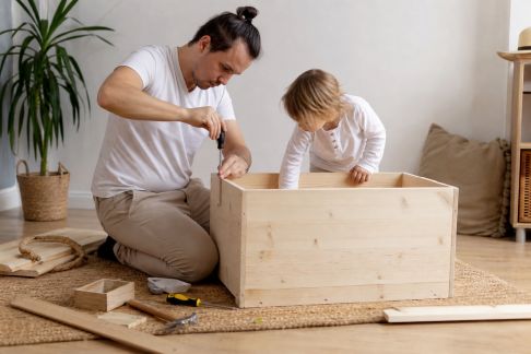 DIY : Confectionner un coffre à jouets personnalisable pour enfants