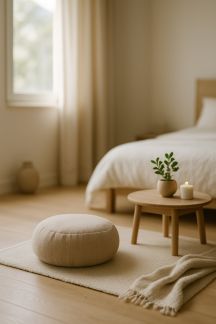 Créer un espace méditation dans une chambre adulte