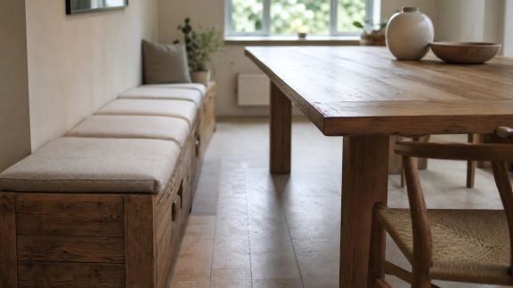 Optimiser la salle à manger avec des bancs-coffres astucieux