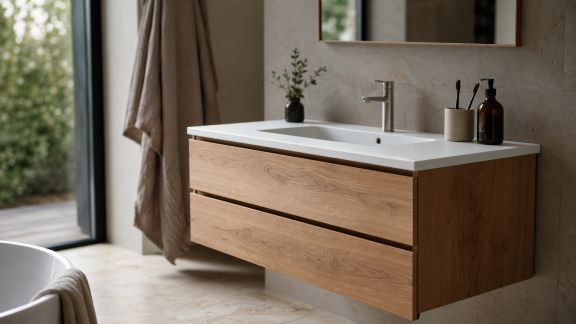 Tout savoir sur les meubles suspendus dans la salle de bain
