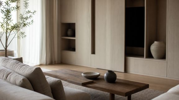 Les solutions pour intégrer discrètement votre télévision dans le salon