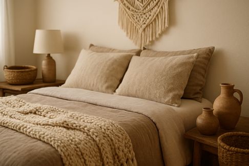 Personnaliser l’espace sommeil avec des objets déco faits main