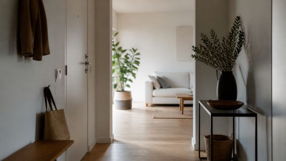 Créer une transition harmonieuse entre l’entrée et le salon
