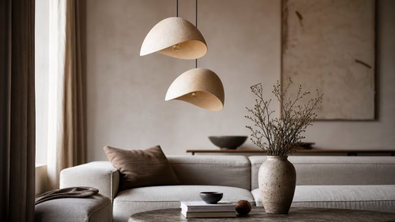 Apporter du cachet à votre salon avec des luminaires sculpturaux