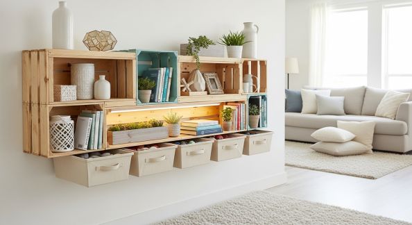 30 Idées Astucieuses de Rangements DIY pour Petits Espaces