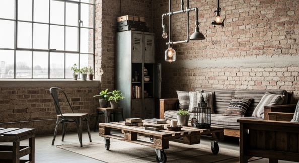 Le style industriel et la récup' : astuces créatives