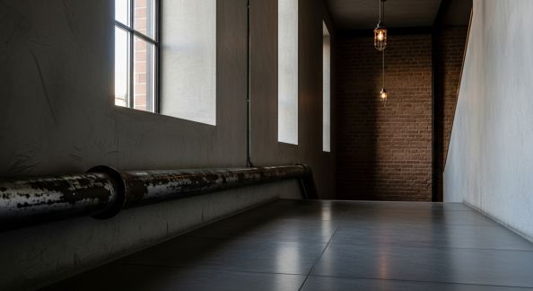 Créer une ambiance industrielle dans un couloir ou une cage d’escalier