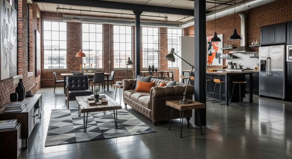 Le style industriel pour un loft contemporain