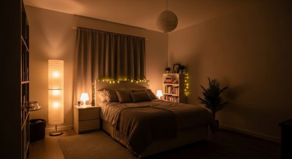 Comment bien éclairer une chambre sans plafonnier