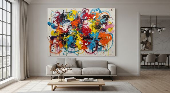 Expressionnisme Abstrait : Décorer avec des Couleurs et des Formes
