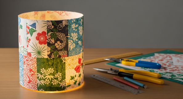 Fabriquer un Abat-Jour avec du Papier Japonais