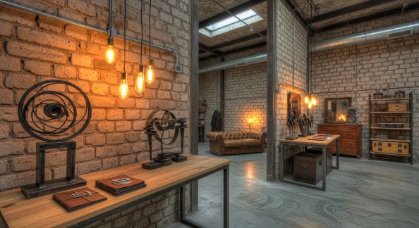 Créer une Ambiance Industrielle : Matériaux et Finitions