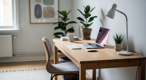 Le style scandinave au service du télétravail : aménager un bureau inspirant