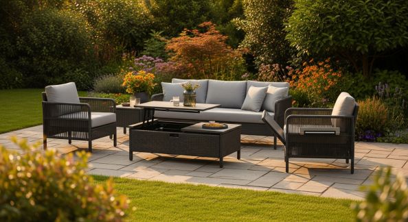Bluffant : Les Meubles de Jardin Equipés de Rangements Cachés