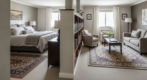 Comment délimiter visuellement plusieurs zones dans une chambre