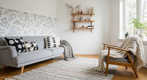Combinaisons de Motifs dans un Décor Scandinave