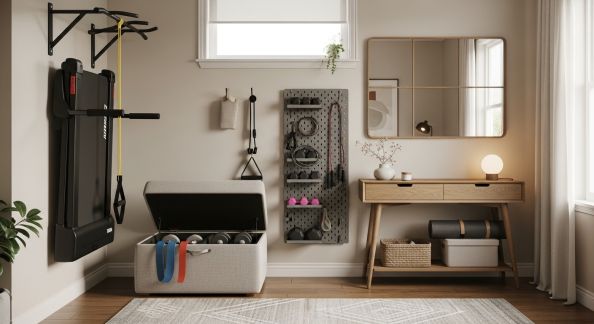 Créer une salle de sport à domicile sans perdre d'espace