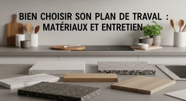 Bien Choisir Son Plan de Travail : Matériaux et Entretien
