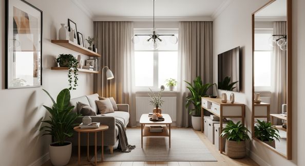 Optimiser l'espace dans un petit salon : astuces et idées