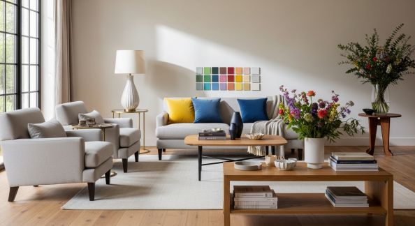 Des Couleurs qui Illuminent : Choisir les Tons Votre Salon