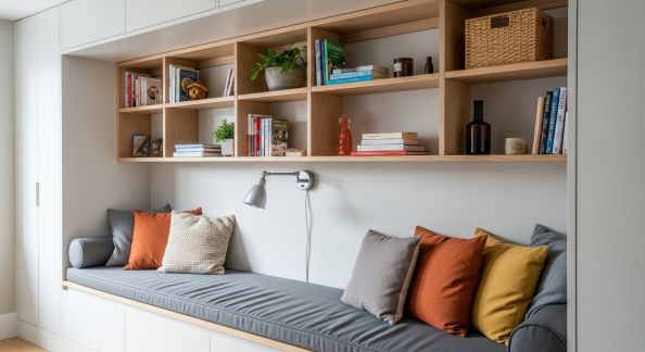 Créer un Coin Lecture Confortable avec des Rangements Intégrés