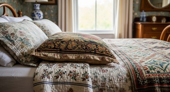 Incorporer des textiles vintage dans la décoration de votre chambre