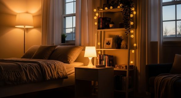 Rendre une Chambre Cosy avec l'Éclairage Parfait