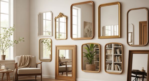 Le charme des miroirs vintage pour illuminer votre intérieur