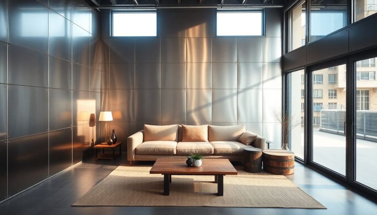 Panneaux en métal : la touche industrielle qui fait toute la différence dans votre déco